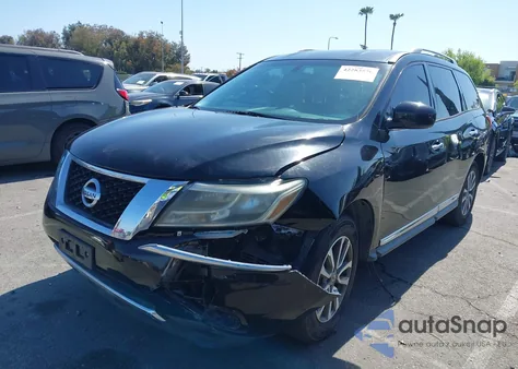 2013 Nissan Pathfinder Sl z USA, uszkodzony, nr VIN 5N1AR2MN1DC625938